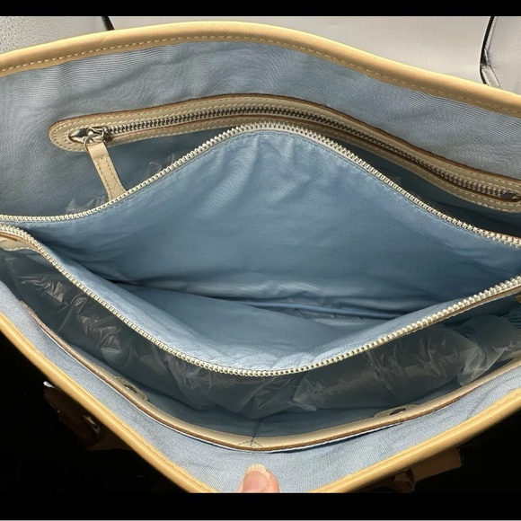 BURBERRY Nova Check medium Tote Bag Canvas Beige - Picture 3 of 8